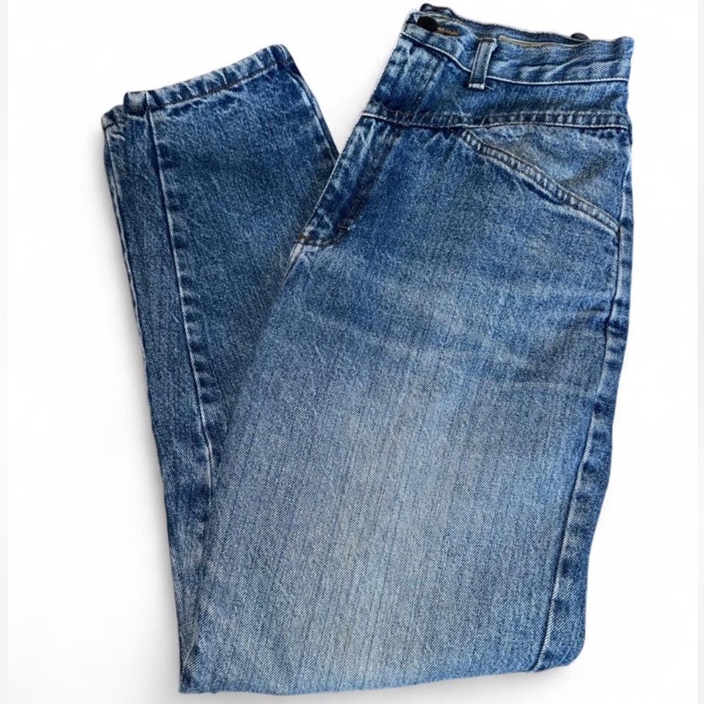Vintage High Waisted Straight Leg Denim Republic Jeans